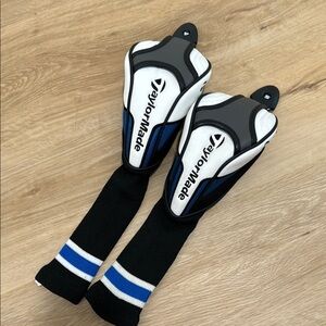 TaylorMade Black and Blue covers